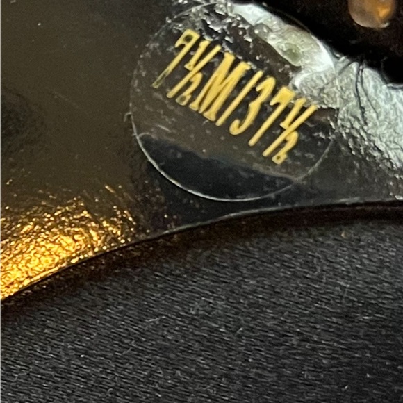 BCBG MAX AZRIA Black Sparkle Heels 7.5 WOW - Picture 10 of 11